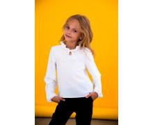 блузка детская Ассоль, модель 903 white демисезон