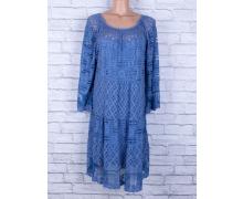 платье женский Mooz, модель П020 синий лето