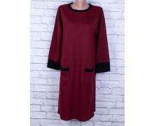 платье женский Mooz, модель П029 бордовый демисезон