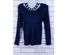 свитер женский Шаолинь, модель 051 синий демисезон