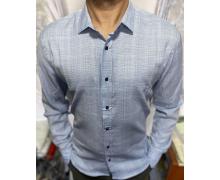 Рубашка мужская Nik, модель S2969 l.blue демисезон