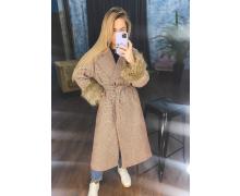 пальто женский Аля Мур, модель 0410 beige демисезон