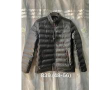 Куртка мужская Fudiao, модель 839 black демисезон