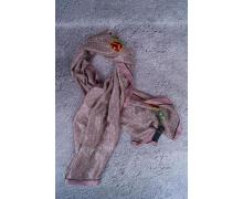 шарф женский Ashma, модель PC4282 beige-pink демисезон
