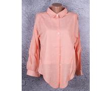 рубашка женская Lulu, модель 35008 персиковый демисезон