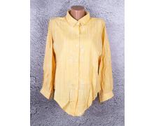 рубашка женская Lulu, модель 35009 желтый демисезон