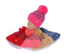 шапка женская Kindzer clothes, модель F0023 mix зима