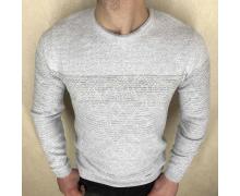 свитер мужской Надийка, модель 1311 серо-белый  демисезон