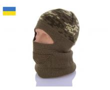 Шапка мужская Kindzer clothes, модель L1-3 khaki (шапка-балаклава) зима