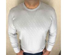 свитер детский Надийка, модель 1101 бел-серый демисезон