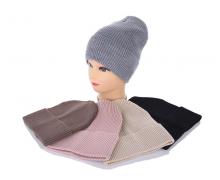 шапка женская Angelica, модель SF039 mix демисезон