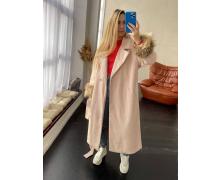 пальто женский Аля Мур, модель 0410 pink демисезон