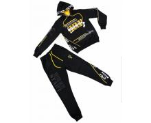 костюм спорт детский Gold Kids, модель 9531 black-green демисезон