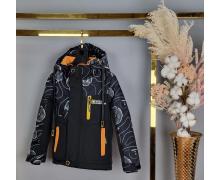 Куртка детская Delfinka, модель A8315 black демисезон