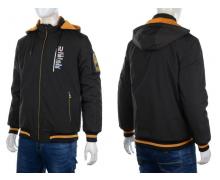 куртка мужская M7, модель 9984 orange-black демисезон