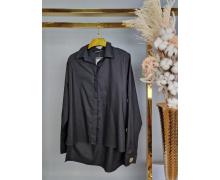Рубашка женская Karon, модель 32008 black демисезон