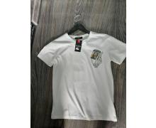 футболка мужская Benno, модель 23 white лето