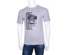 футболка мужская Naser, модель 2000 l.grey лето