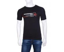 футболка мужская Naser, модель 2049 black лето