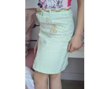 юбка детская Надийка, модель Cicile Юбка под джинс мята лето