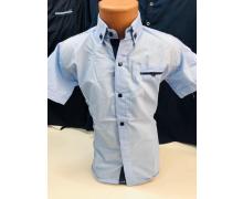 рубашка детская Надийка, модель R1405-2 св.голубой лето