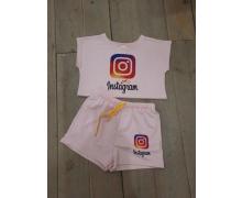 костюм детский Childreams, модель Топ шорты Instagram роз лето