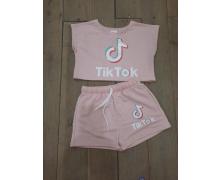костюм детский Childreams, модель Топ шорты Tik-tok роз лето