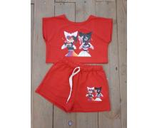 костюм детский Childreams, модель Топ шорты кошки красн лето