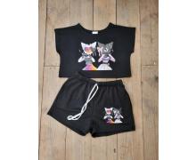 костюм детский Childreams, модель Топ шорты кошки черн лето