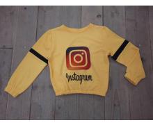 свитшот детский Childreams, модель Instagram свитшот желт(5-8) демисезон