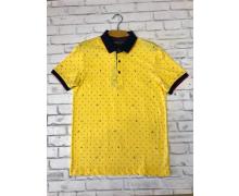 футболка мужская Caporicco, модель 1704 yellow лето