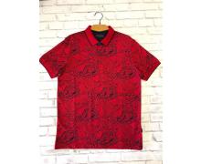 футболка мужская Caporicco, модель 1717 red лето
