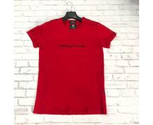 футболка мужская Caporicco, модель 4456 red лето