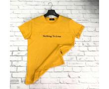 футболка мужская Caporicco, модель 4456 yellow лето