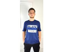 футболка мужская Global, модель 863 blue лето