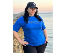 футболка женская Ledi-Sharm, модель 5012 blue лето