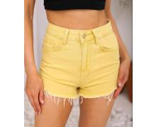 Шорты женские Jeans Style, модель 4419 yellow лето