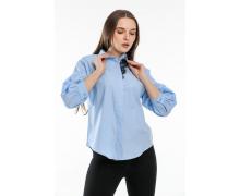 Рубашка женская Shipi, модель 2808 l.blue демисезон