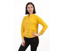 рубашка женская Shipi, модель 3054 yellow демисезон