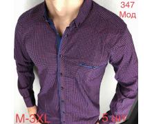 рубашка мужская Надийка, модель 347-0 purple демисезон
