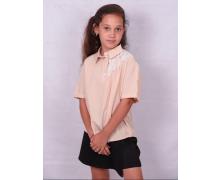 Блузка детская Fashion School, модель EL23 peach лето