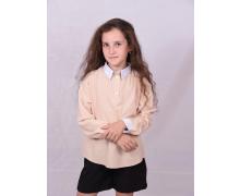 Блузка детская Fashion School, модель EL24 peach демисезон