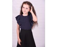 Блузка детская Fashion School, модель EL42 navy лето