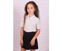 Блузка детская Fashion School, модель EL49 white лето