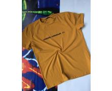 футболка мужская Alex Clothes, модель F175 yellow лето