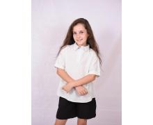 Блузка детская Fashion School, модель EL71 white лето