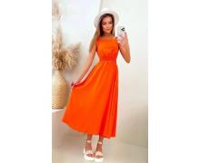 Платье женский EVA, модель 105 orange лето