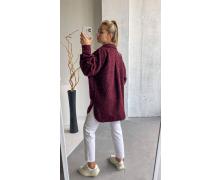 Рубашка женская Аля Мур, модель 0480 wine демисезон