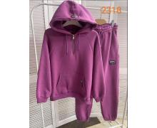 Костюм Спорт женский JM, модель 2318 purple зима