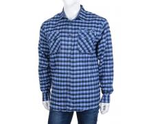 рубашка мужская Logaster, модель A67-1 blue демисезон